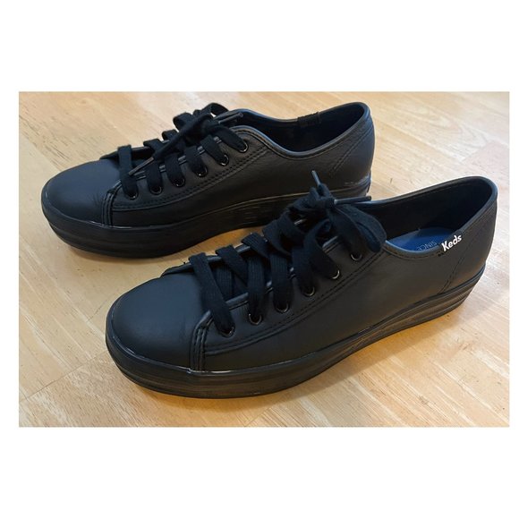 NEW Keds - Women's Triple Kick Leather Shoes (WH57311) (size 7.5) - Picture 5 of 7